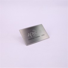 Shenzhen kort tillverkning högsta kvalitet anpassad billig metall visitkort